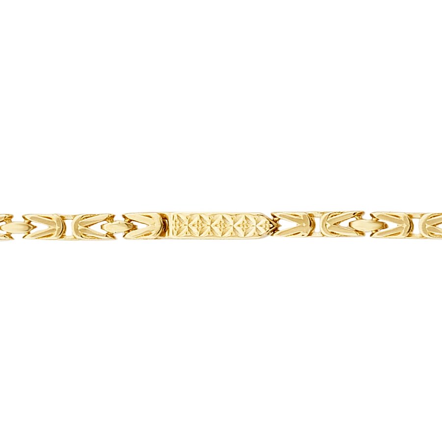 Gold Men's King Chain Bracelet