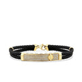 Gold Men's Stone Bracelet