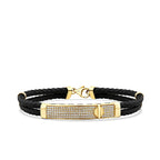 Gold Men's Stone Bracelet