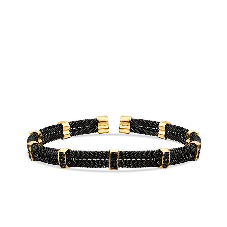 Gold Frame Detailed Men's Bracelet