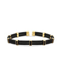 Gold Frame Detailed Men's Bracelet