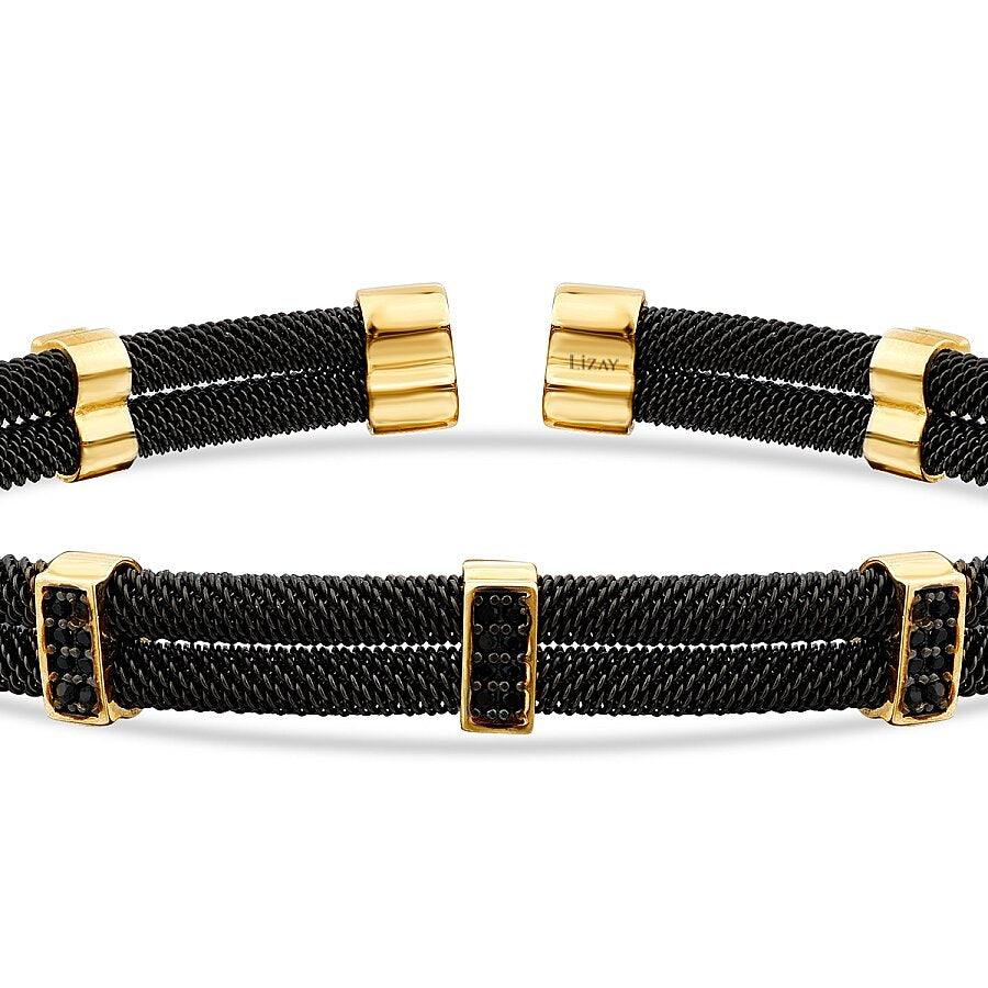Gold Frame Detailed Men's Bracelet