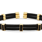 Gold Frame Detailed Men's Bracelet