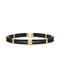 Gold Square Detailed Men's Bracelet