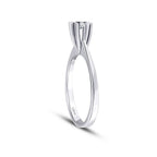 0.10 Carat Diamond Round Solitaire Engagement Ring