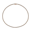 5,71 Carat Black Stone Tennis Neckband