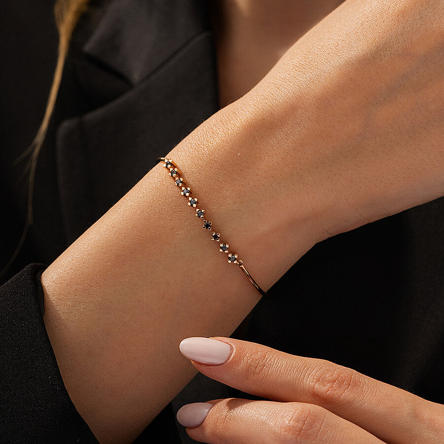 0,17 Carat Black Stone Cuff