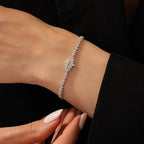 Gold Tennis Trend Bracelet