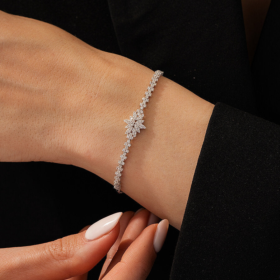 Gold Tennis Trend Bracelet