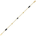 Gold Black Spinel Stone Men's Bracelet
