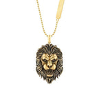 Gold Lion Motif Necklace