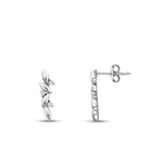 0,06 Carat Diamond Round Stone Earring