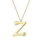0,02 Carat Diamond Letter Z  Necklace