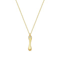 0,02 Carat Diamond I Letter Necklace