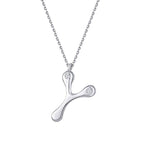 0,04 Carat Diamond Y Letter Necklace