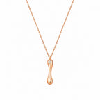 0,02 Carat Diamond I Letter Necklace