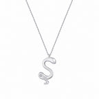 0,02 Carat Diamond Ş Letter Necklace