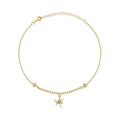 Gold Dragonfly Anklet