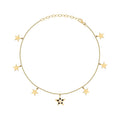 Gold Star Anklet