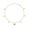 Gold Star Anklet