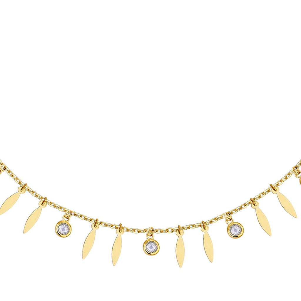 Gold Trend Stone Anklet