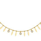 Gold Trend Stone Anklet