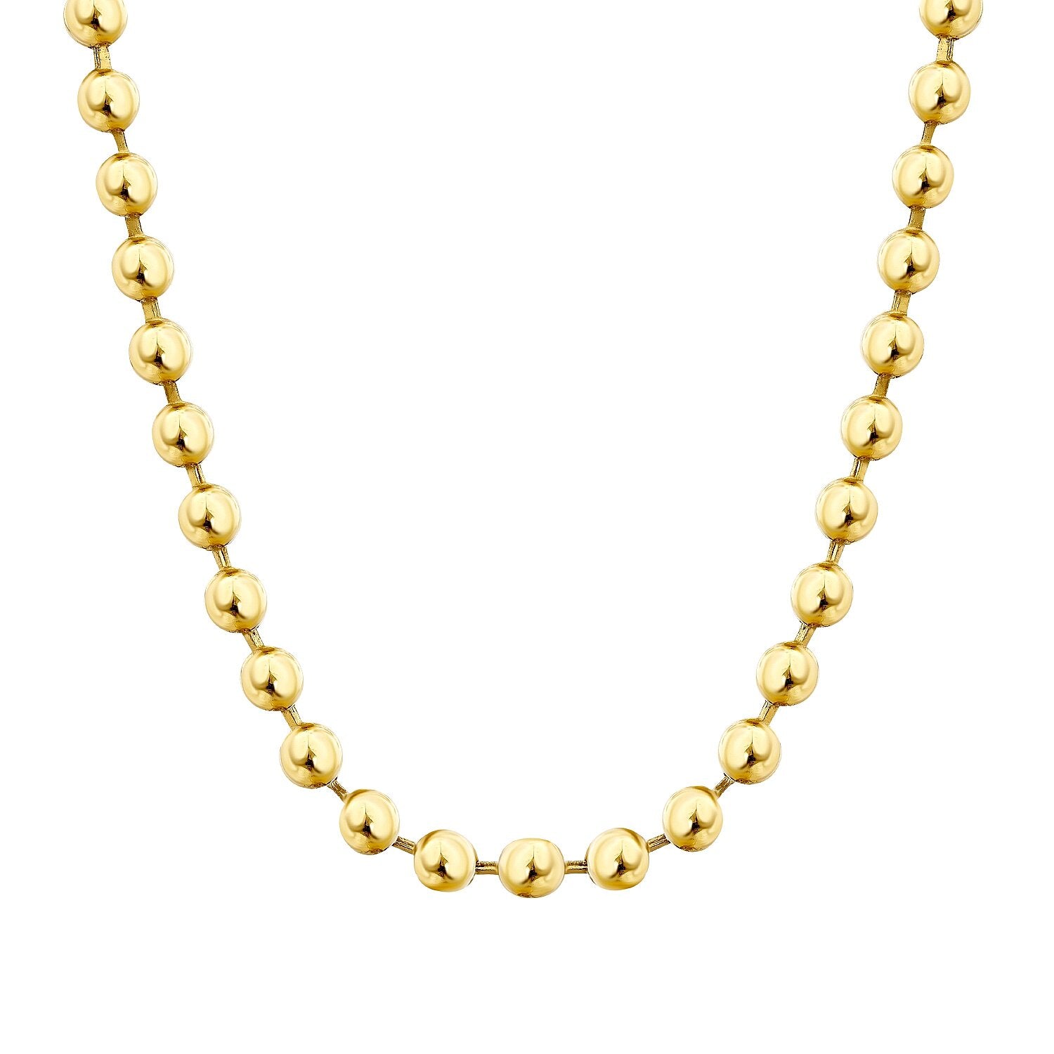 Gold Ball Chain Necklace