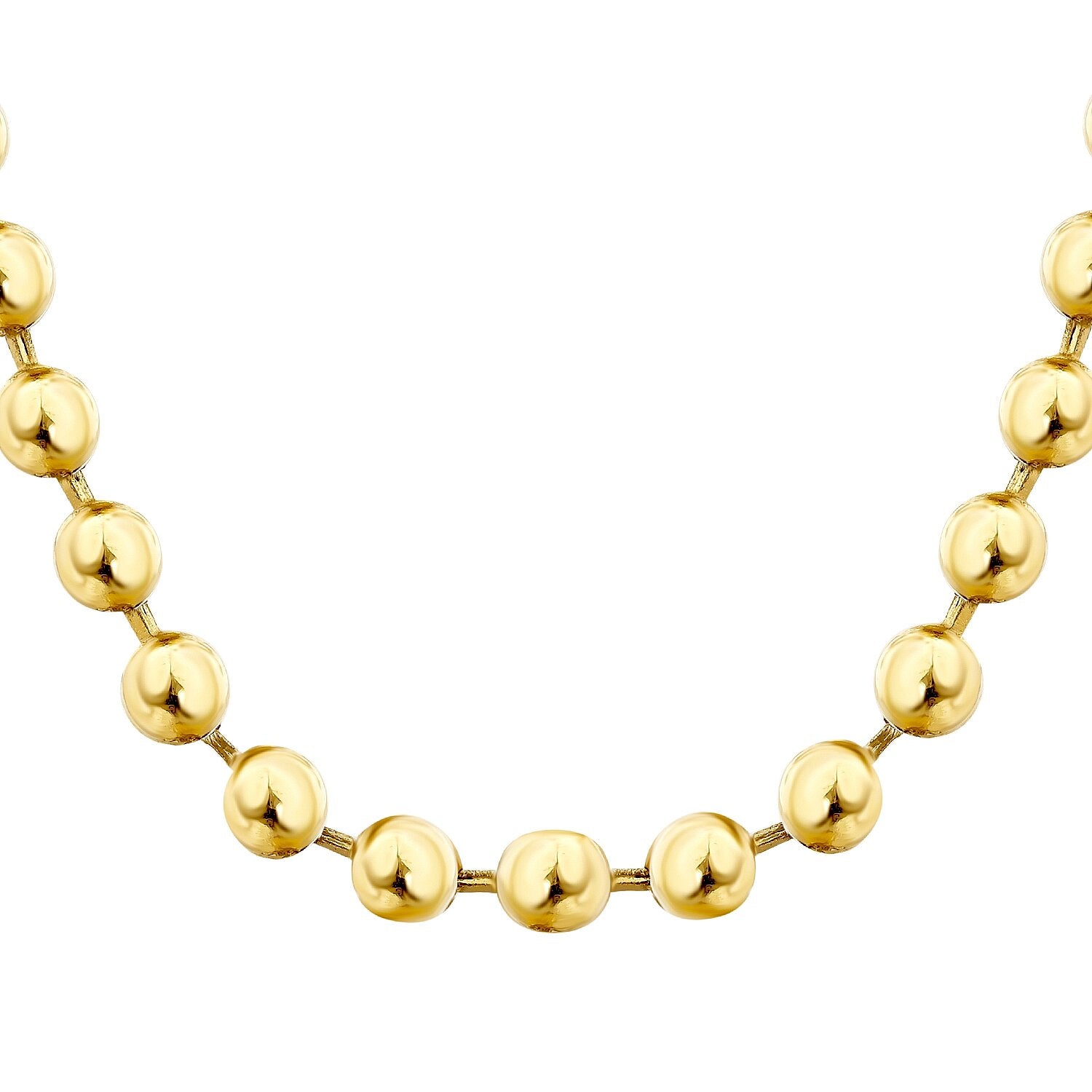 Gold Ball Chain Necklace