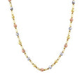 Gold Ball Bead Chain Necklace