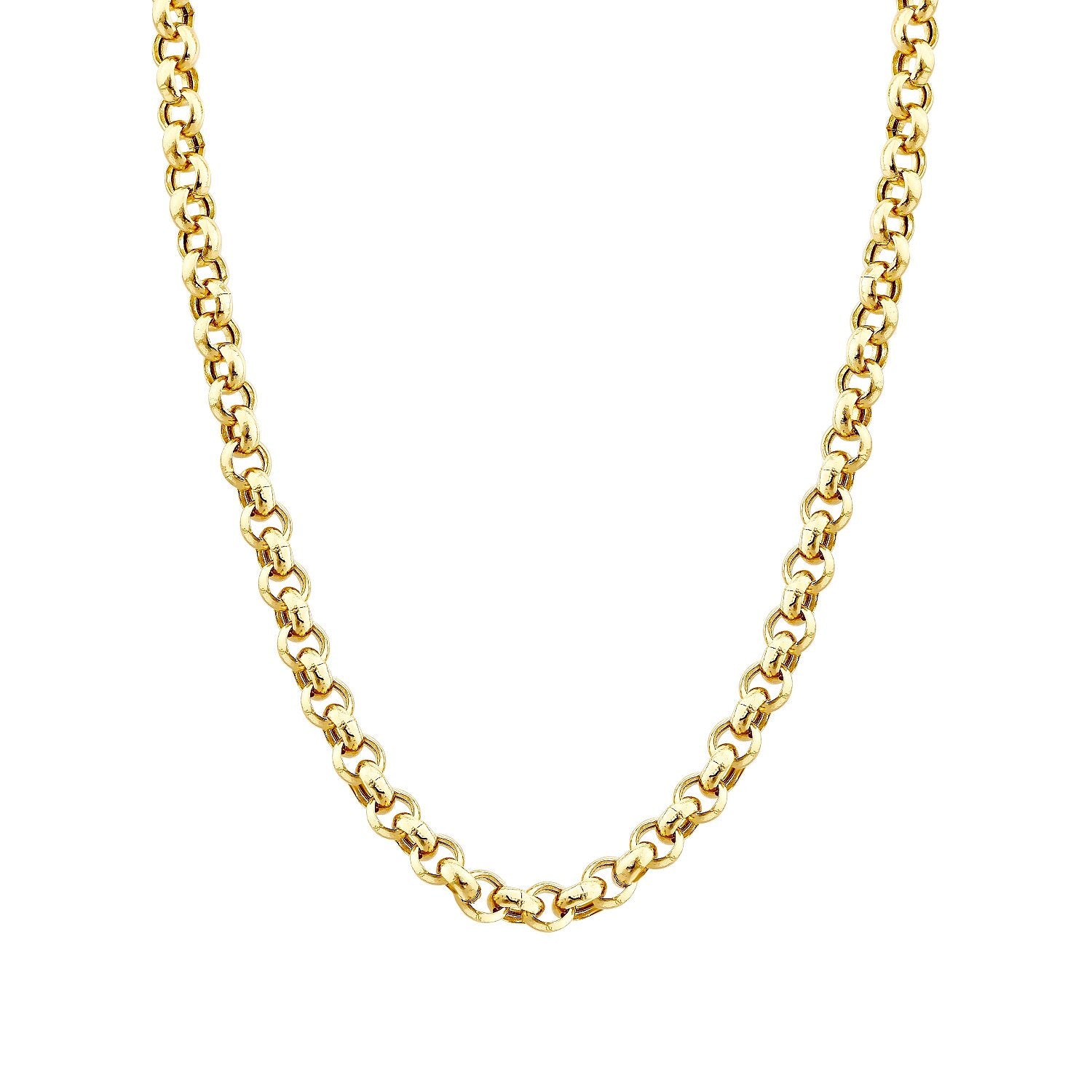 Gold Rope Chain Necklace