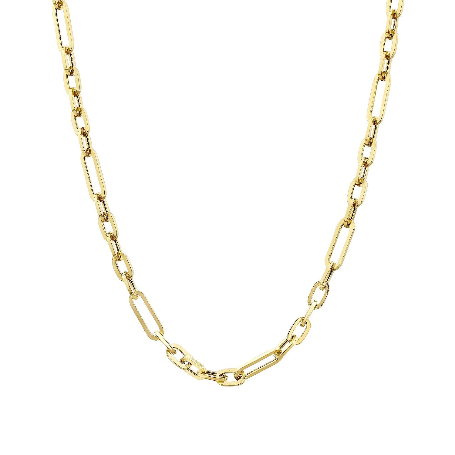 Gold Capsule Chain Necklace