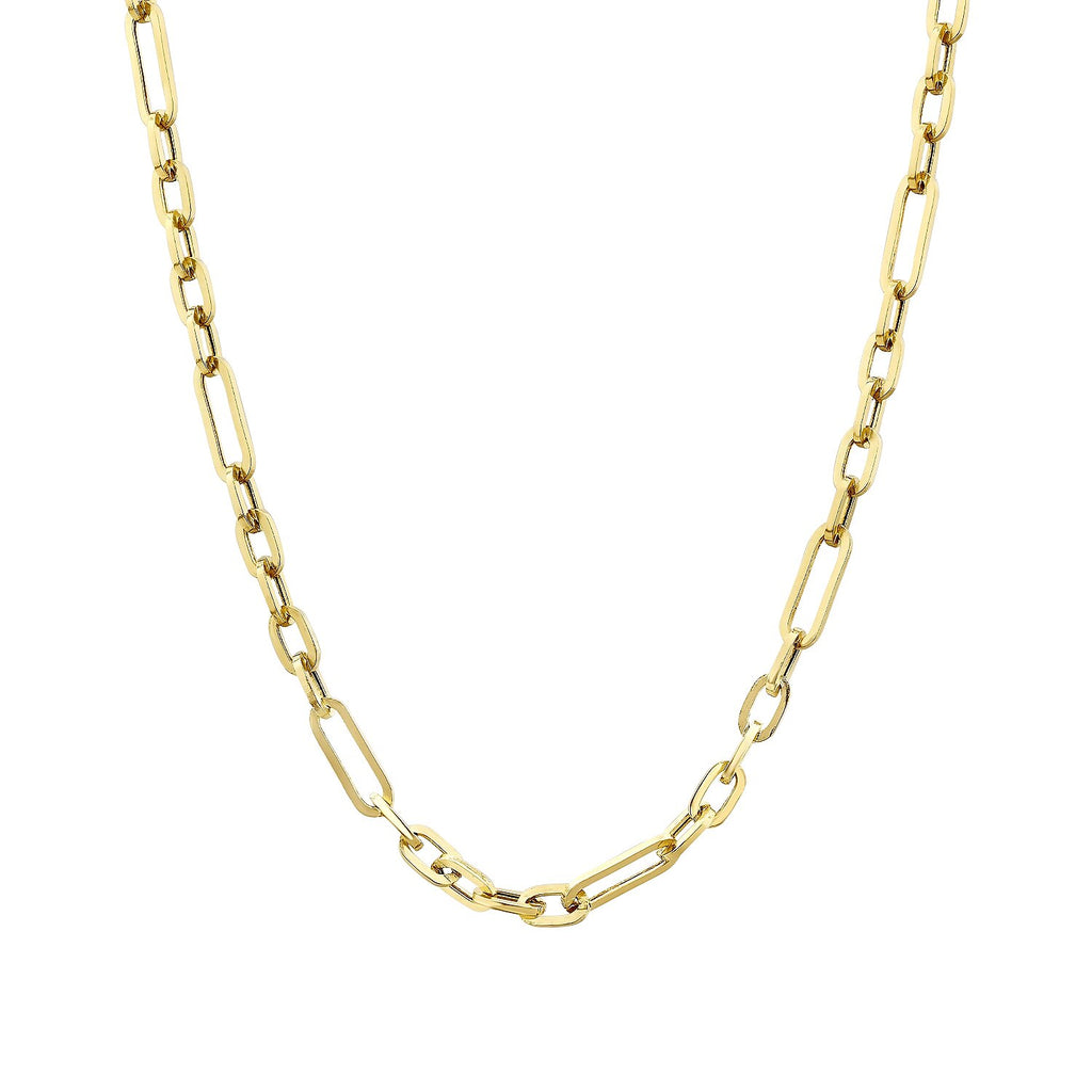Gold Capsule Chain Necklace