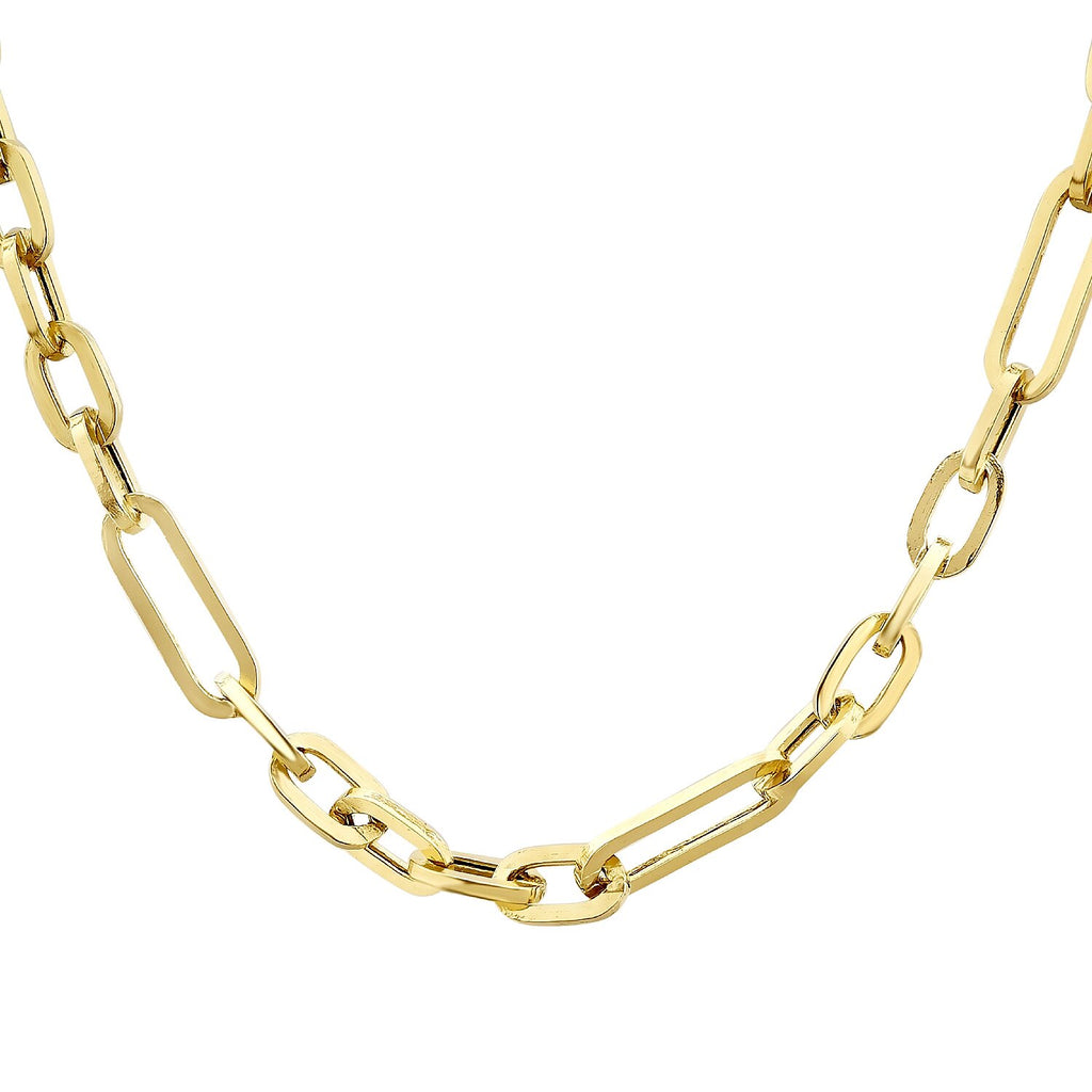 Gold Capsule Chain Necklace