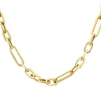 Gold Capsule Chain Necklace