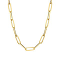 Gold Paperclip Chain Necklace