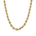 Gold Rope Chain Necklace