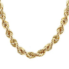 Gold Rope Chain Necklace