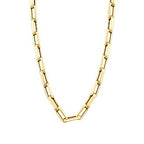Gold Paperclip Chain Necklace