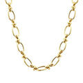 Gold Hallow Chain Necklace