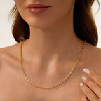 Gold Effect Chain Necklace
