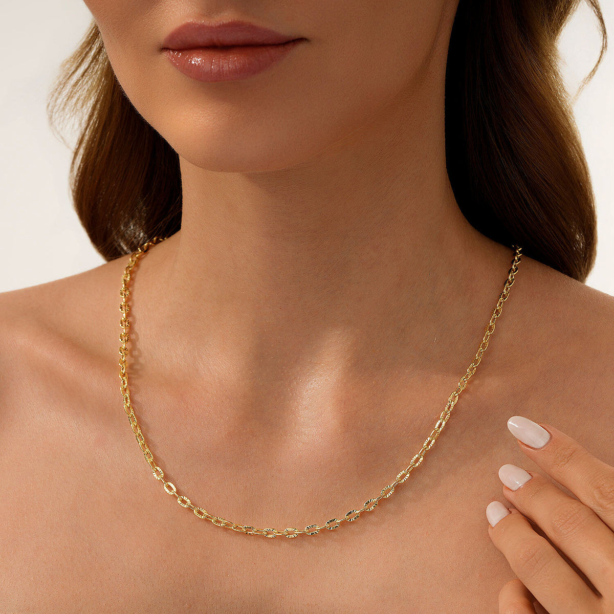 Gold Effect Chain Necklace