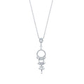 0,69 Carat Diamond Baguette Necklace