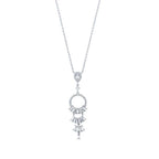 0,69 Carat Diamond Baguette Necklace