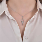 0,69 Carat Diamond Baguette Necklace