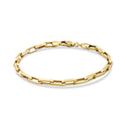 Gold Paperclip Bracelet