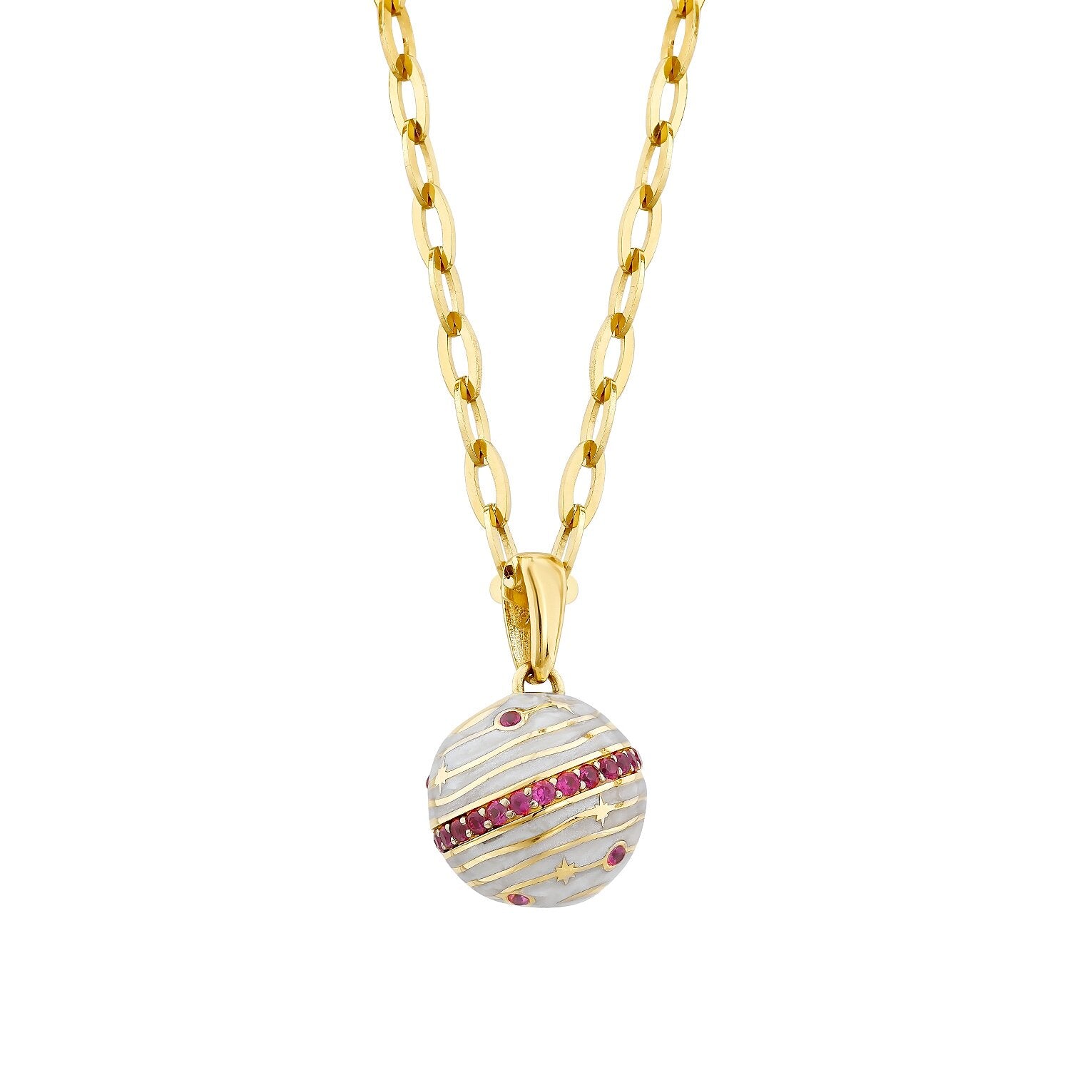 Gold Planet Necklace