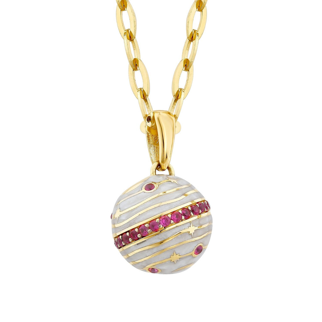 Gold Planet Necklace