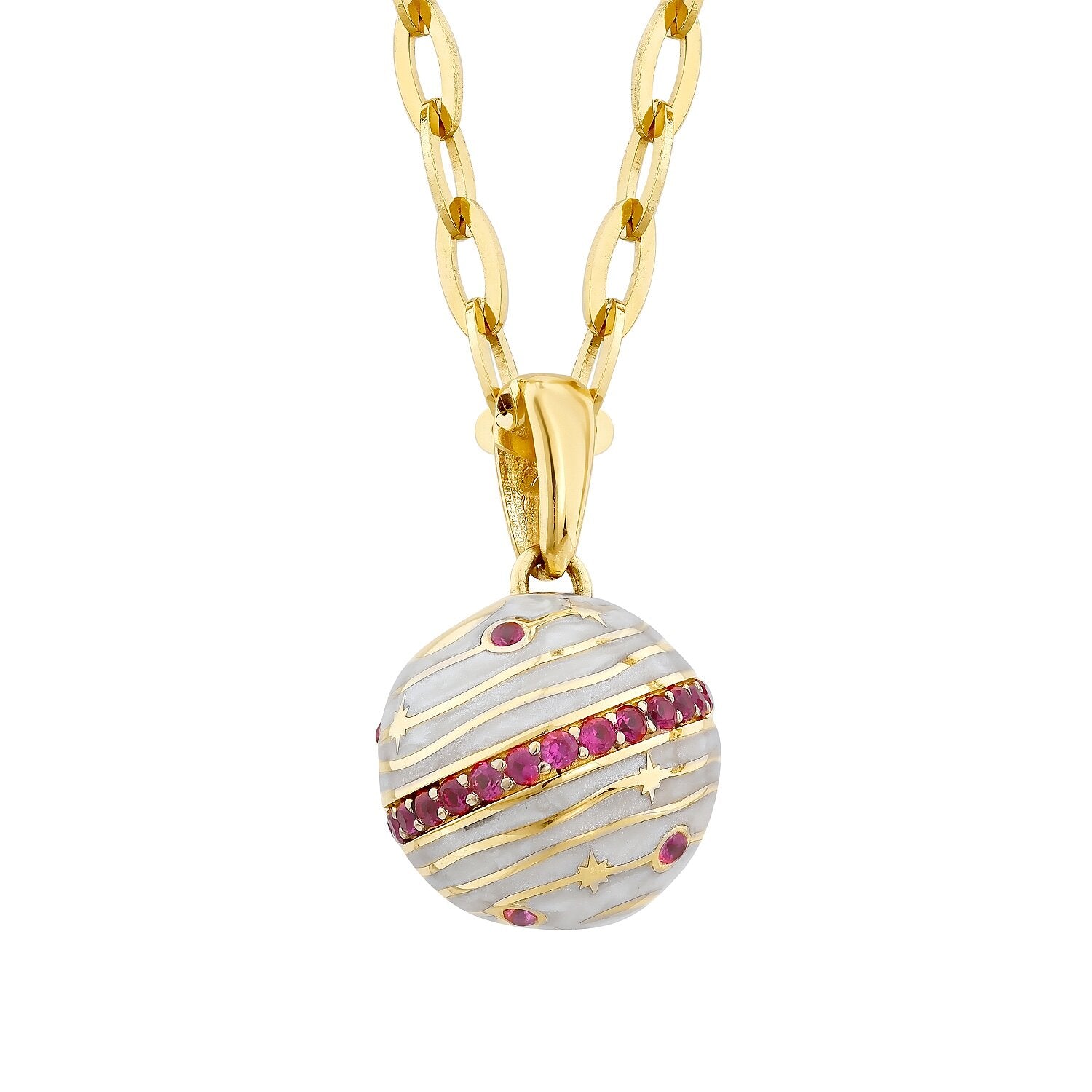 Gold Planet Necklace