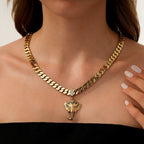 Gold Elephant Pendants