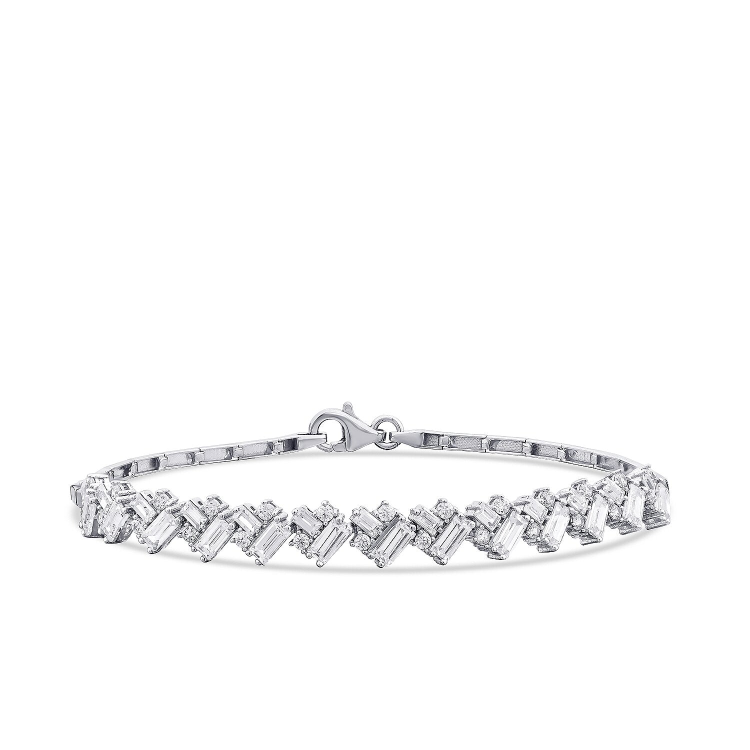 Gold Designer Baguette Bracelet